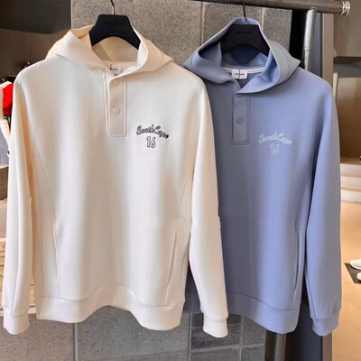 韩版southcape高尔夫服男士26新款秋季运动休闲舒适透气连帽卫衣