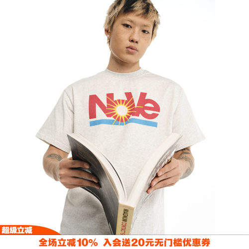 NOVACAM美式街头字母国潮短袖