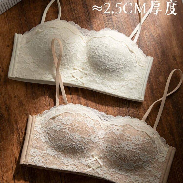 蕾丝无钢托小胸聚拢收副乳防下垂