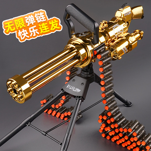 儿童玩具枪M249电动连发软弹枪男孩轻机关枪加特林重机枪生日礼物