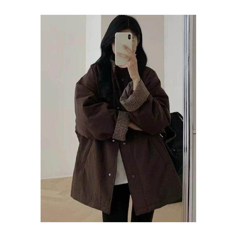 韩系轻薄加棉棉服2026秋