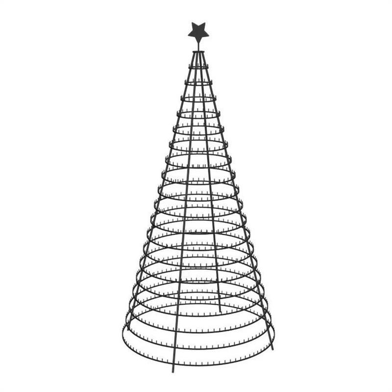 圣诞树架子铁艺网红圣诞树酒架定制周年开业庆典红酒瓶展示多层发