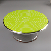 蛋糕转盘硅胶垫裱花转台防滑垫儿童餐垫烘焙揉面垫厨房隔热垫圆形