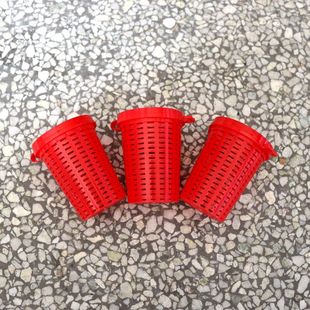 饵料盒螃蟹笼鱼笼专用诱饵盒装蚯蚓塑料杯螃蟹虾笼食料饲料饵料桶