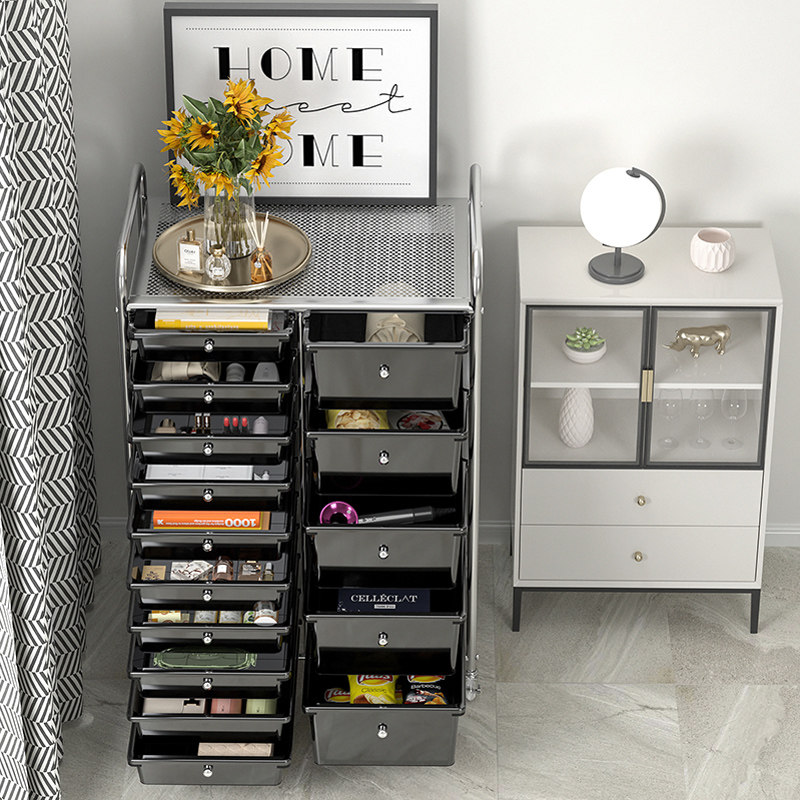 客厅收纳柜置物架家用塑料柜子化妆品零食储物柜抽屉式杂物收纳柜,收纳整理,收纳柜,淘宝优惠券,粉丝福利购,淘宝优惠卷