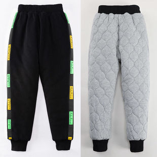 男女童棉裤冬三层加厚外穿北方一条过冬中大儿童棉裤洋气保暖裤子