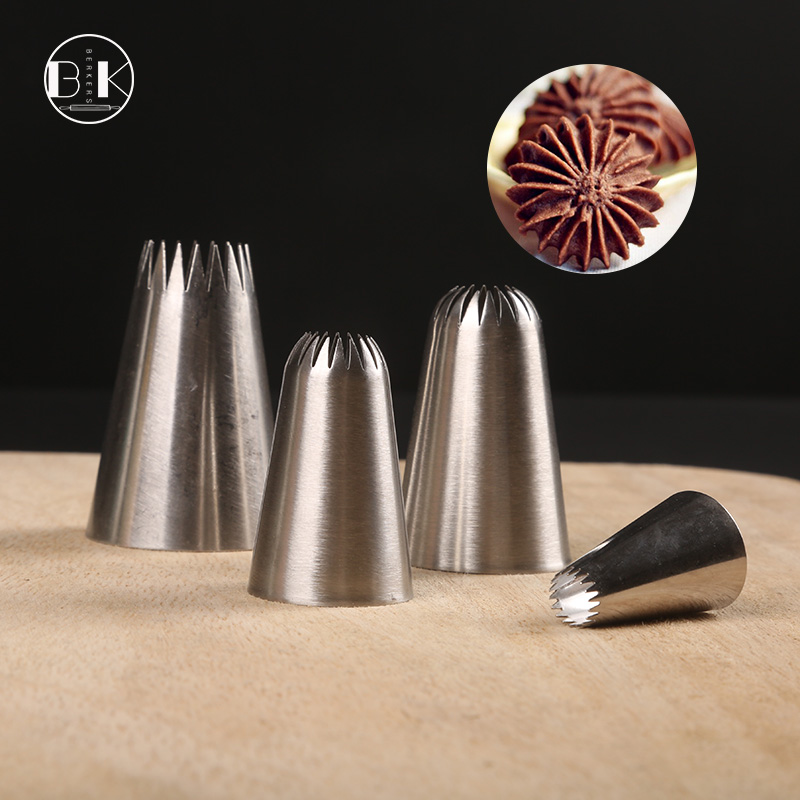 18齿曲奇花嘴溶豆中大号