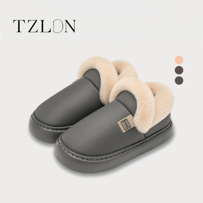 轻奢防滑厚底棉拖鞋棉鞋