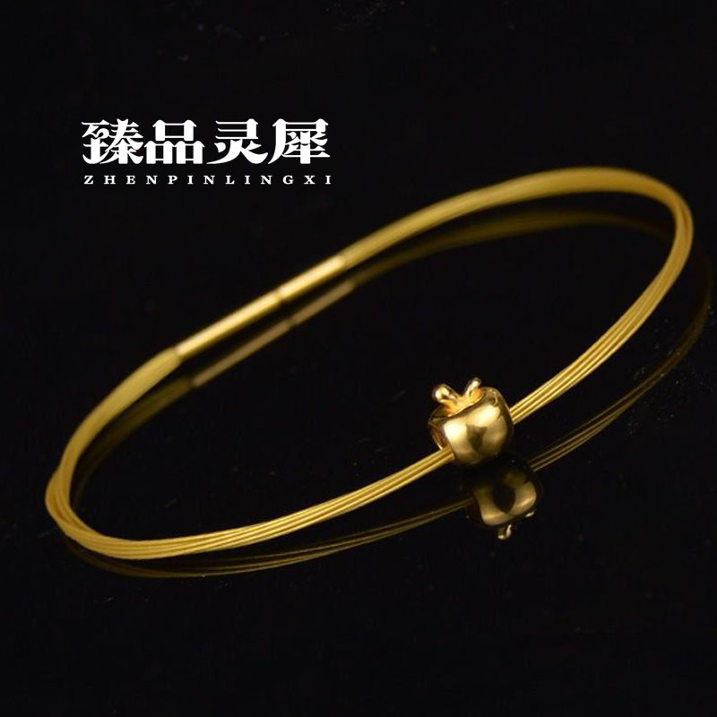 不锈钢可穿珠手绳手链不掉色