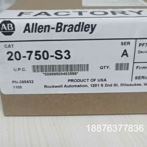 罗克韦尔AB 20-750-S3 全新原装2023年议价
