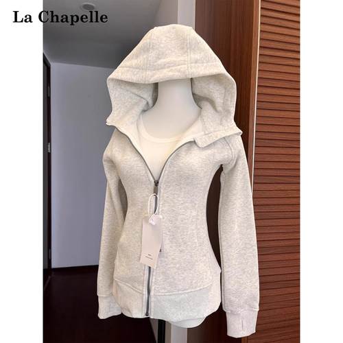 拉夏贝尔连帽卫衣女冬