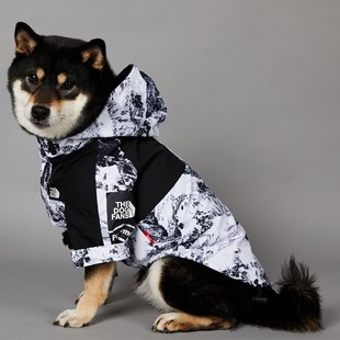 狗狗大型犬雨衣 美国雪山潮牌防风防雨北狗面新款 狗狗宠物冲锋衣