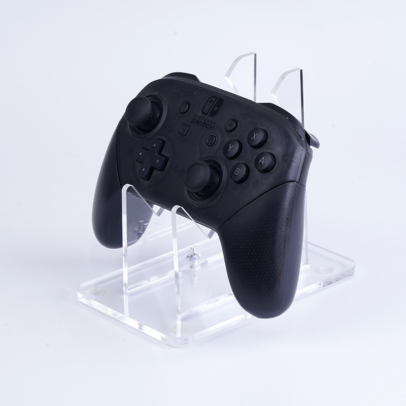 아크릴 범용 게임 콘솔 더블 레이어 핸들 브래킷 보관 XBOX 브래킷 스위치 핸들 보관 먼지 커버