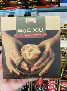 代购越南原装 cong Bac Xiu 老牌传统速溶奶咖啡 180g/盒