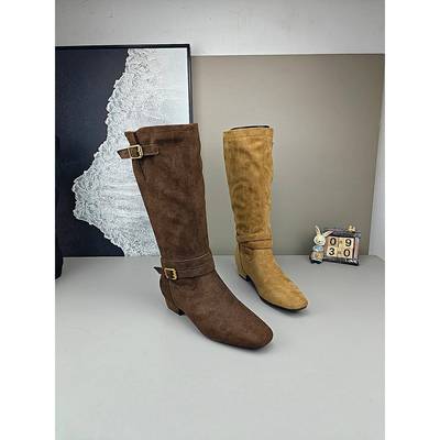 平底百搭长筒靴2025新款女款秋款靴子女爆款长靴不累脚时装鞋高靴