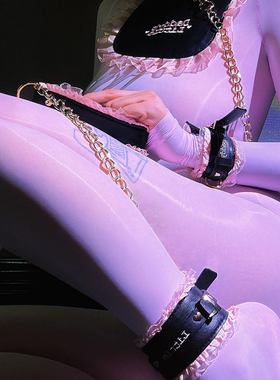 SILKIVATE诗婉*姨姨联名 8D油光全包连体衣女高叉性感丝袜紧身衣