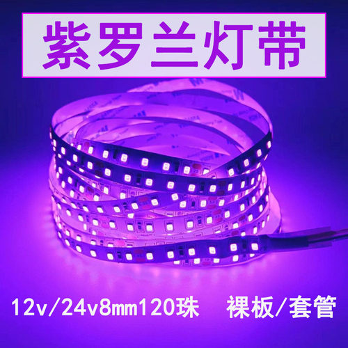12v/24v紫色灯带紫罗兰粉紫氛围