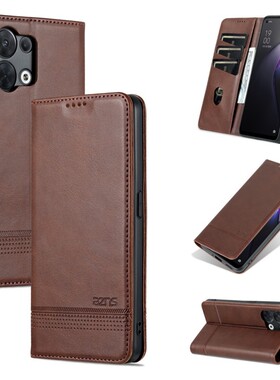 适用RENO9PRO十手机壳皮夹oppoPGW110外壳6.7英寸oppoReno9Pro+保护套翻盖oppRONE全包OPPPreon9PR0+潮女0ppo