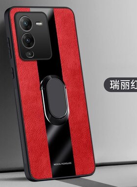 适用vivoV2158手机壳6.56英寸vivoV25Pro外壳全包边V25Pro 5G保护套防摔V1VOV25PR0商务风viuoV25POR防滑vovi