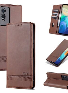 适用vivoV2009A手机壳皮夹vivoY74s外壳6.58英寸vivo丫74S保护套翻盖voviV2009T男士Ⅴivo硅胶vivi新款viov全