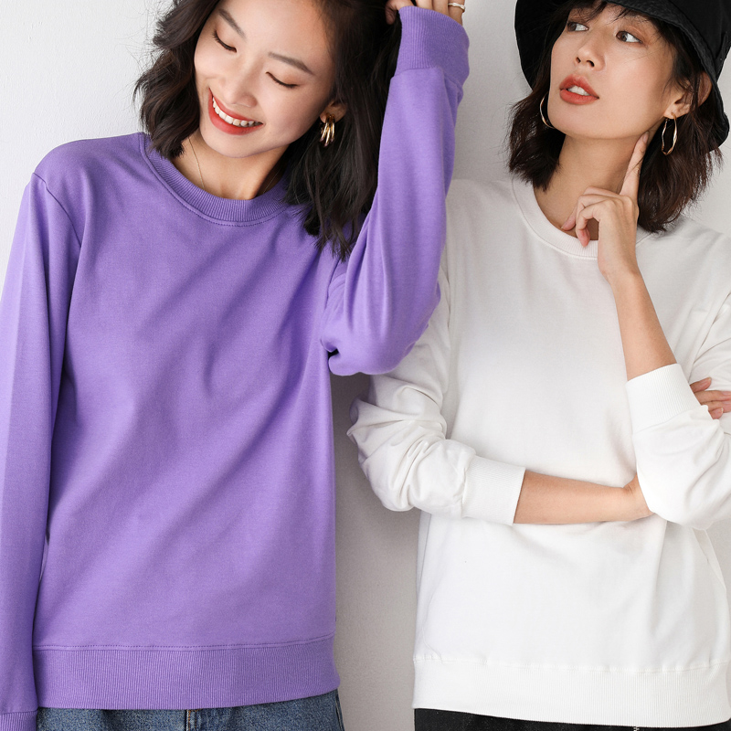 抢!火ins纯棉卫衣女秋季纯棉亲子宽松男上衣圆领长袖卫衣卫裤