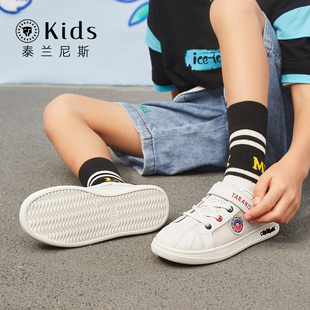 夏季 女童运动鞋 童鞋 男童休闲舒适小白鞋 儿童板鞋 泰兰尼斯kids新款