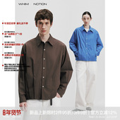 WHIMNOTION 衬衫 26SS「气球衬衫 」Supima匹马棉水洗褶位休闲长袖