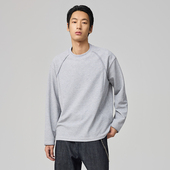 WHIMNOTION 25AW破骨活页结构拼接手缝线长袖 T恤休闲圆领宽松上衣