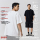 WHIMNOTION 25SS弧形结构破骨拼接印花Sorona短袖 T恤冰感防晒速干