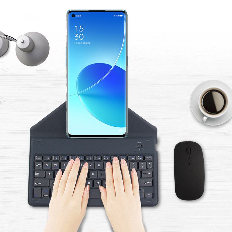 适用于蓝牙键盘oppo reno6/5/4 pro/reno3/2 z/reno 10手机蓝牙键