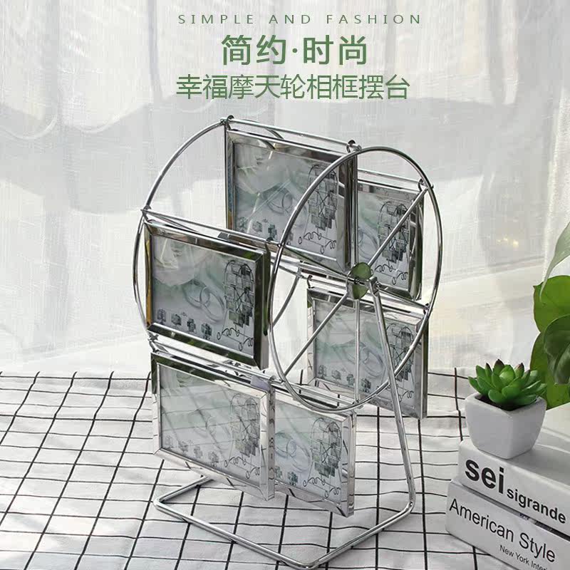 摩天轮相框3寸5寸6寸摆台金属diy制作儿童组合旋转风车相架定制在类目 家居饰品, 相框/画框中 - 来自Buy2taobao.com提供专业的淘宝代购服务