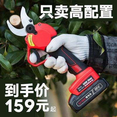 日本德国进口技术圣慕进口电动剪刀果树修枝剪机充电式强力园艺锂