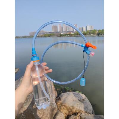 户外水壶转换吸水管套装食品级饮水袋水瓶揹包系统替换软管套件