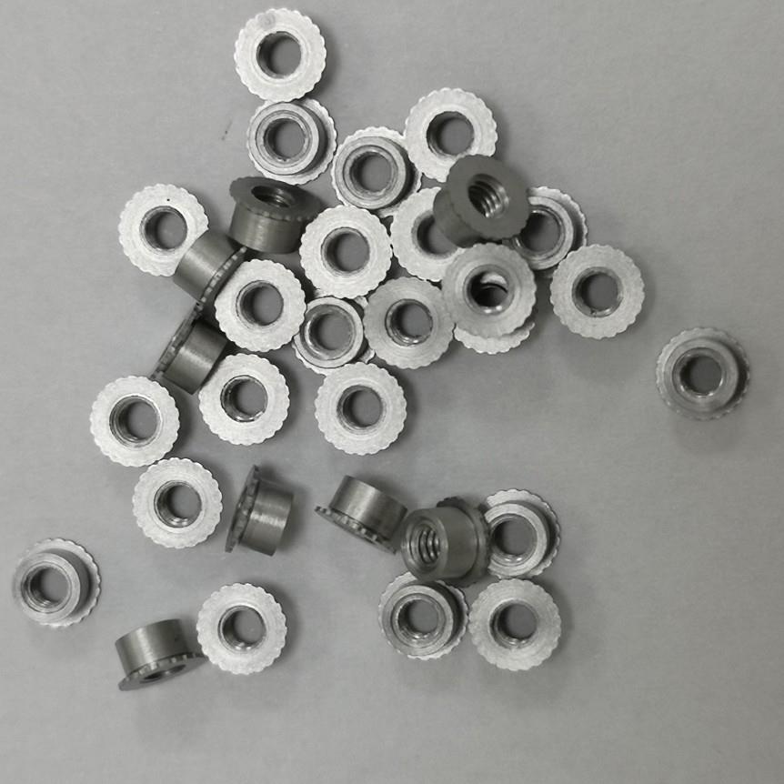 MSO4-M1/M1.2/M1.4/M1.6/080/256迷你滚花头压铆螺母柱不锈铁螺柱