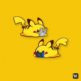 EONE反光车贴宝可梦可爱皮卡丘打游戏车身玻璃电动车电脑头盔贴纸