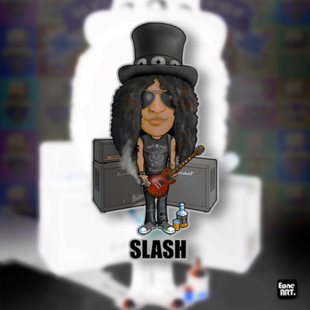 EONE反光车贴吉特大师SLASH卡通Q版动漫个性装饰贴室内外防水贴纸