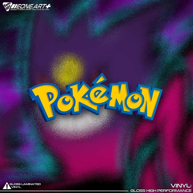 eone反光车贴精灵宝可梦pokémon口袋妖怪logo室内外饰面玻璃贴纸