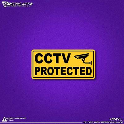protected监控保护反光贴纸