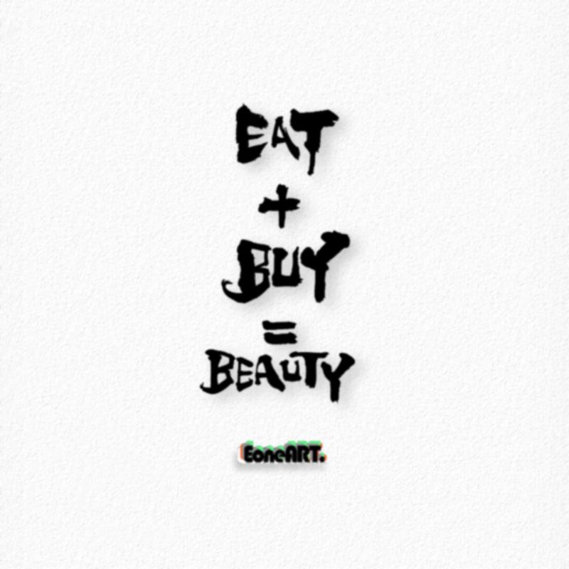 EONE镂空车贴吃加买等于漂亮贴纸