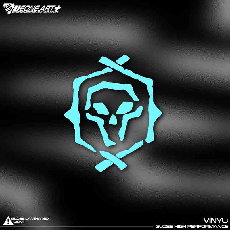 镂空贴盗贼之海雅典娜的财富贴纸