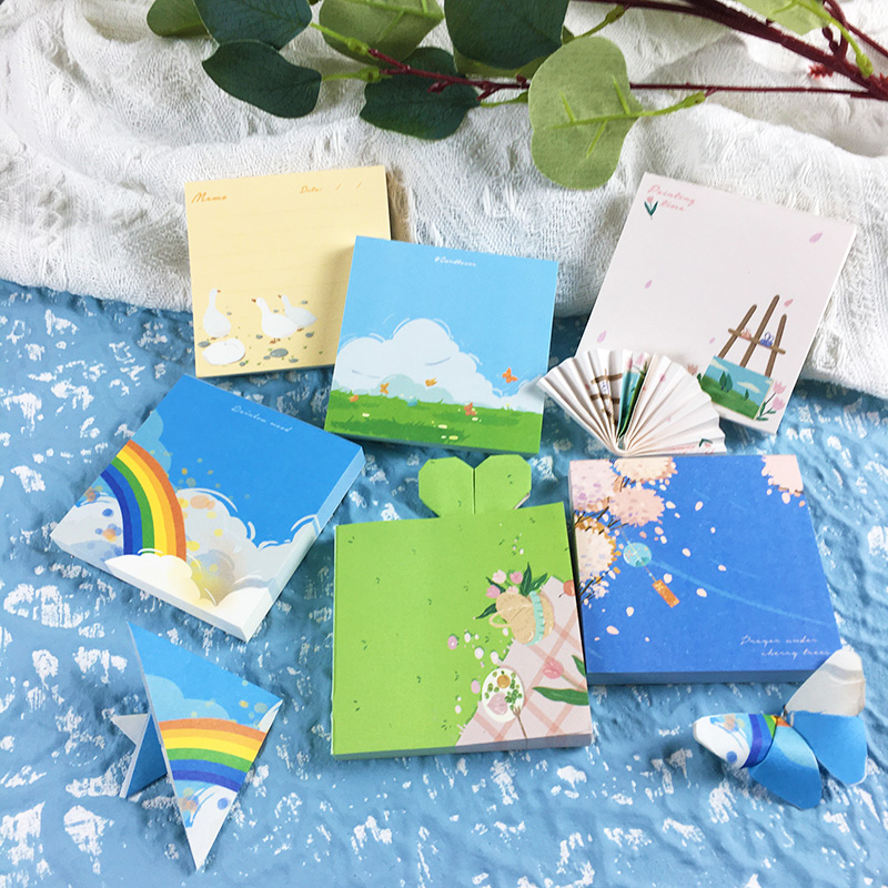 小清新简约小号迷你折纸正方形折纸可爱蝴蝶玫瑰花千纸鹤飞机厚纸幼儿