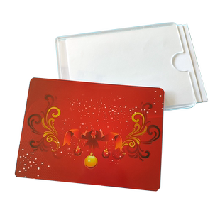 主持人手卡台词卡可插卡亚克力高档提词台词夹提示卡定制辩论定赛婚礼誓词结婚年会晚会活动通用硬卡夹板塑料