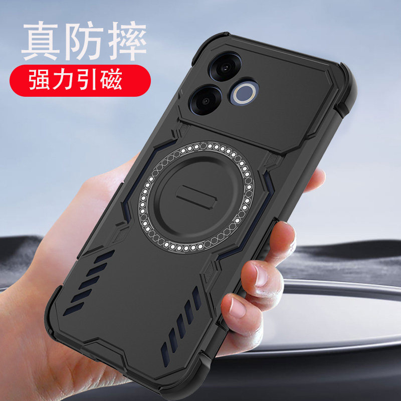 适用于oppoa6spro手机壳2026新款磁吸外壳oppo a6s pro四角气囊防摔oppo F33PRO镜头全包oppoF33PRO男保护壳