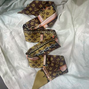 lv5&vv20长条绑包speed25手柄装饰丝巾nano绑包丝带手提包缠飘带