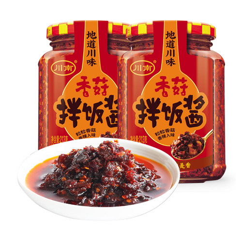 川南香菇拌饭酱213g瓶装