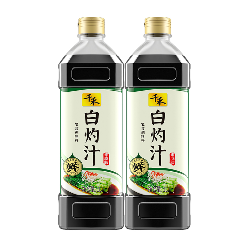 千禾白灼汁零脂肪凉拌调味料