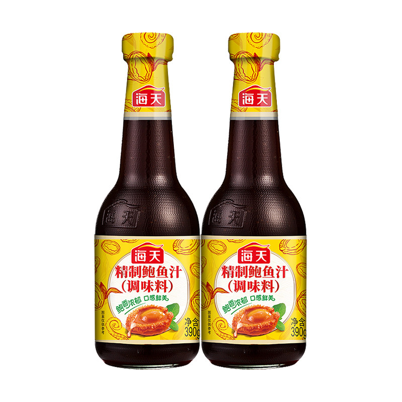 海天精制鲍鱼汁390g瓶装图片