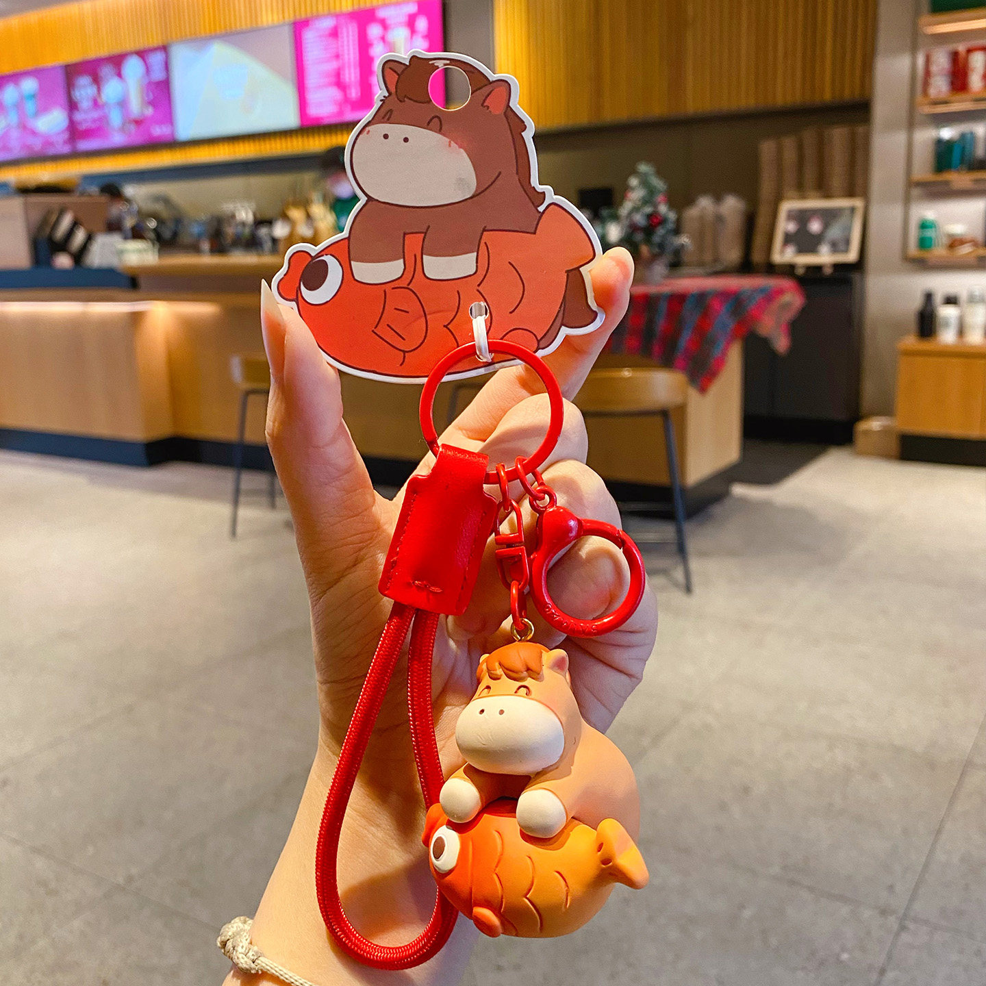马年薪马福运挂件2026吉祥物汽车钥匙扣卡通背包挂件过年小礼物