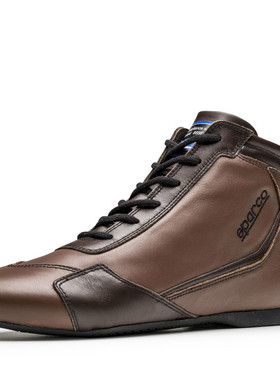 意大利SPARCO防火赛车鞋SLALOMRB3复古款FIA认证软牛皮阻燃参赛鞋