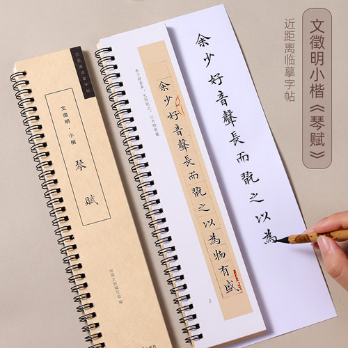 文徵明楷书近距离临摹卡小楷